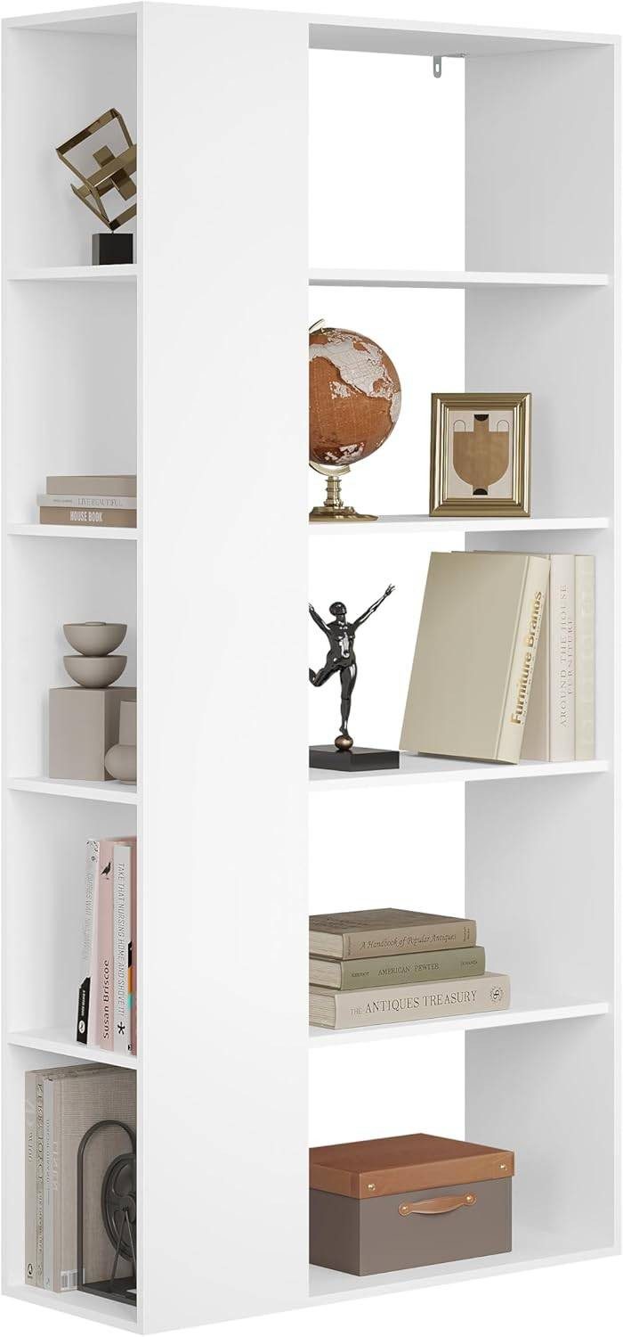 EUGAD Bücherregal, 1-tlg., mit 10 Fächern, Aufbewahrungsregal Büroregal günstig online kaufen