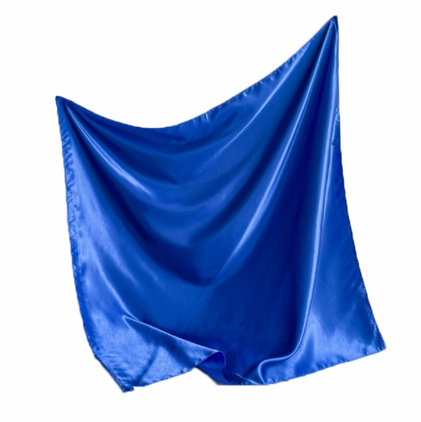 Seidentuch quadratisch einfarbig 90x90cm Nickituch, Bandana-Schal