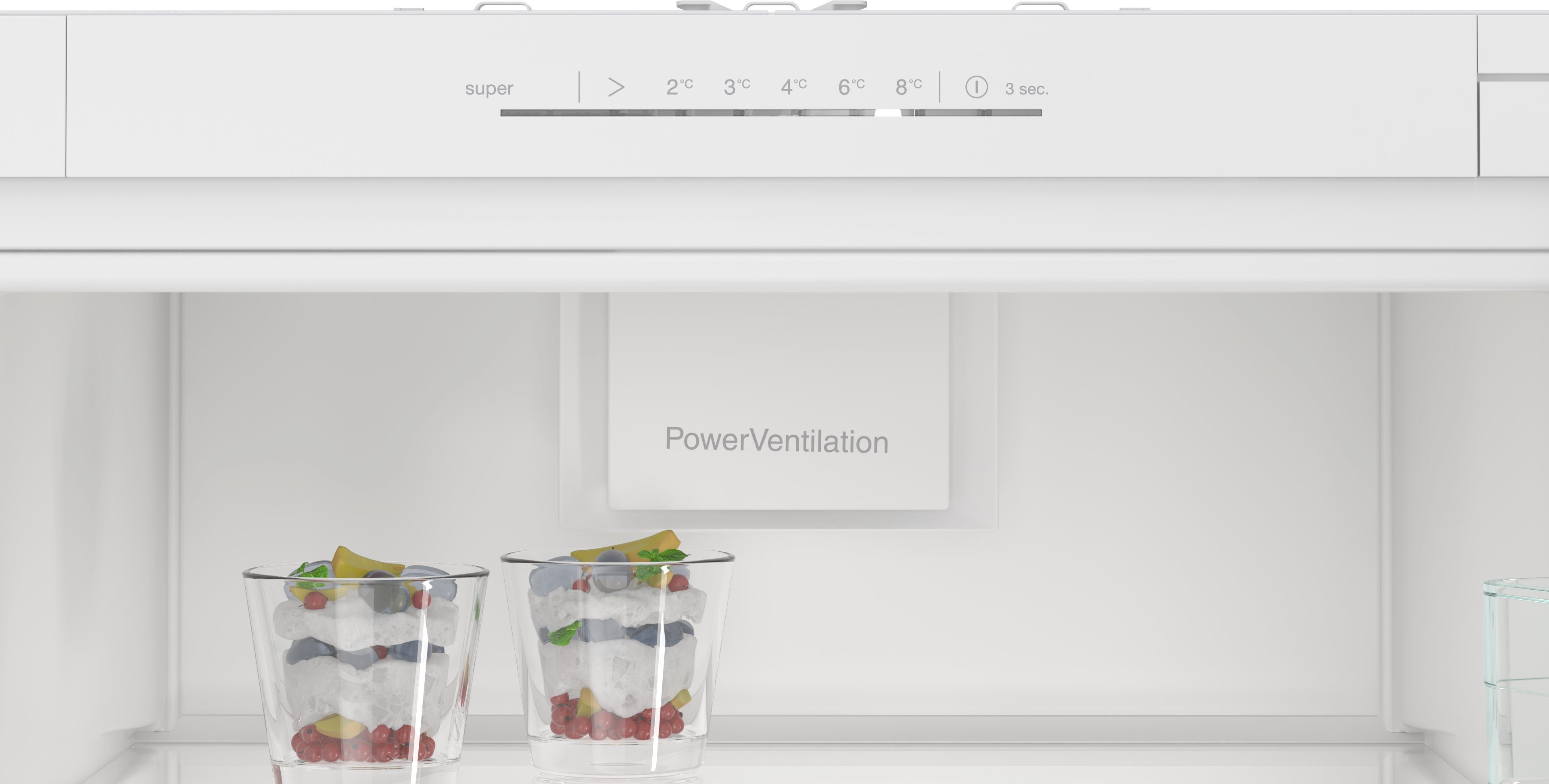 SIEMENS Einbaukühlschrank iQ100 KI81RNSE0, 177,2 cm hoch, 54,1 cm breit, FreshBox: praktische Aufbewahrung für Obst und Gemüse – Bild 4 von 5