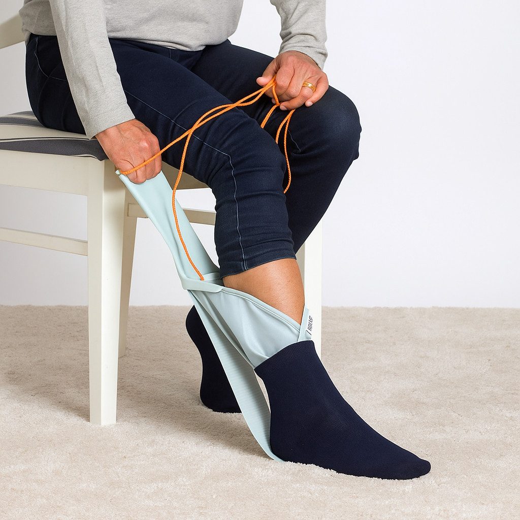 ETAC Anziehhilfe Socky Strumpfanzieher Anziehhilfe für Socken & Strümpfe – 60 cm Länge, 1-tlg.