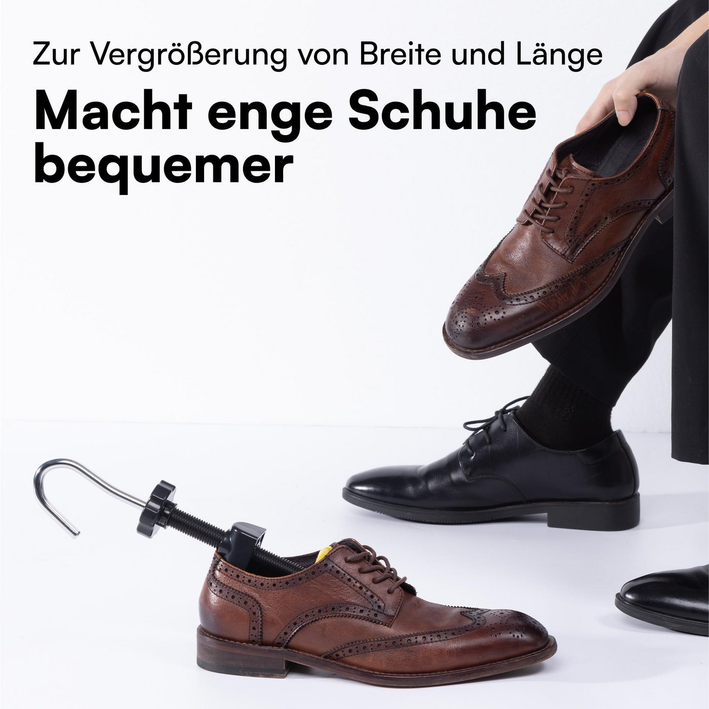 Thumbnail - H&S Schuhspanner 2er Set Schuhspanner für Damen und Herren EU 40-46 Schuhdehner (2-tlg), High Heels Pomps Schuhweiter St...