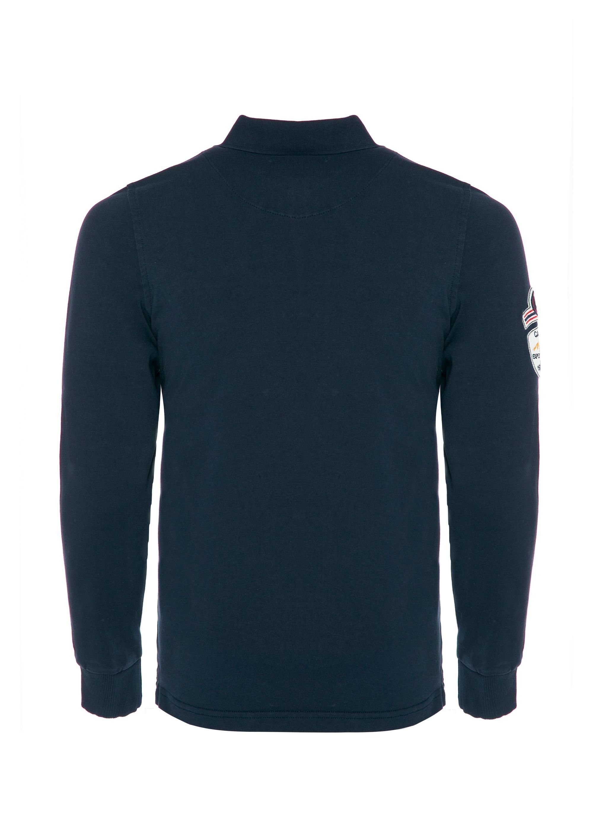 Navy Poloshirt Expedition Stickerei CARISMA mit