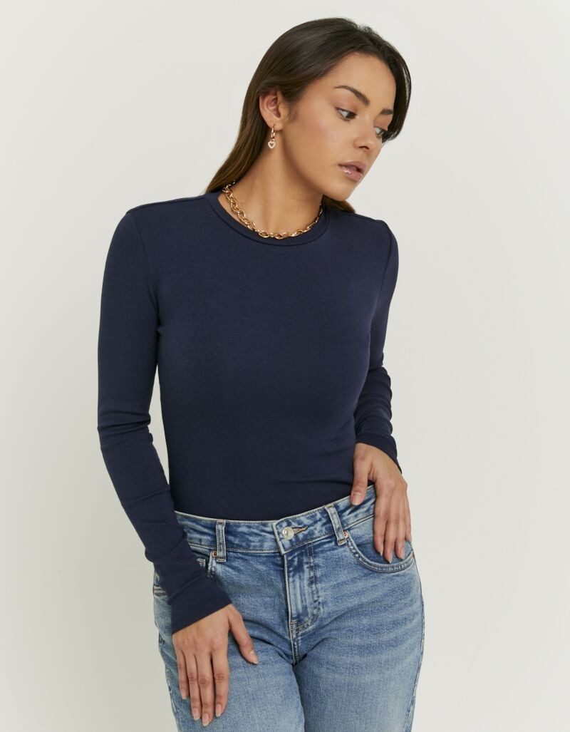 Tally Weijl Langarmbody SBOCOCOSYM Baumwollmischung, figurbetont