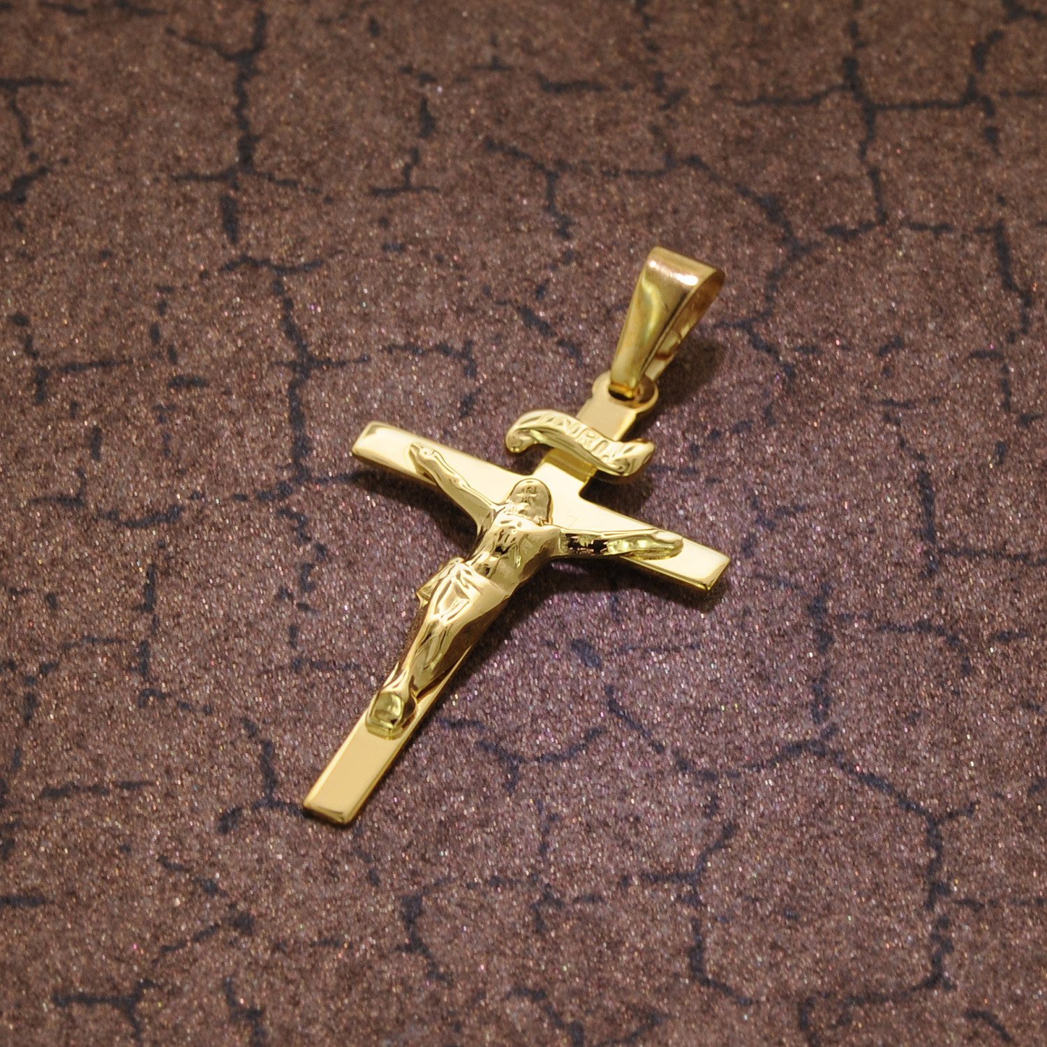 trendor Kreuzanhänger Kruzifix 585 Gold/14 Karat günstig online kaufen