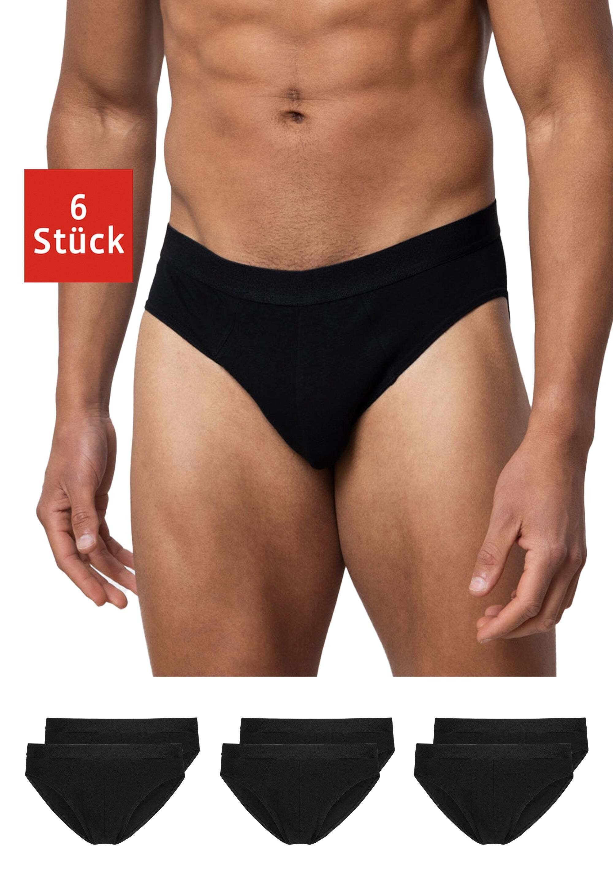 SNOCKS Slip Herrenslips Kurze Enge Männer Unterhosen (6-St) aus Bio-Baumwol günstig online kaufen