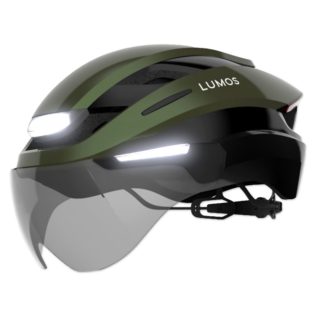 Lumos Fahrradhelm »Lumos ULTRA E-Bike MIPS - Fahrradhelm«, LED-Beleuchtung  vorne und hinten, Bremslicht, Blinker und Visier