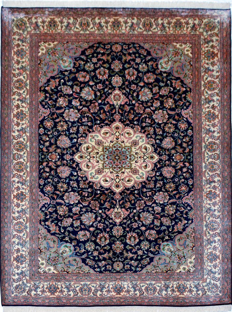 Seidenteppich KASHAN 12331 von KAYOOM - Multifarbe