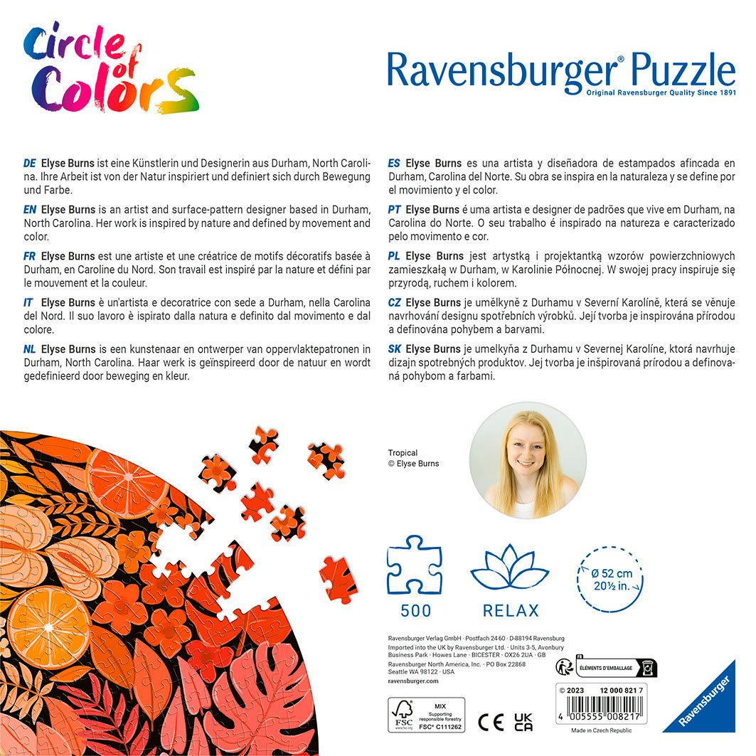 Ravensburger Puzzle Tropical, 500 Puzzleteile, Made günstig online kaufen
