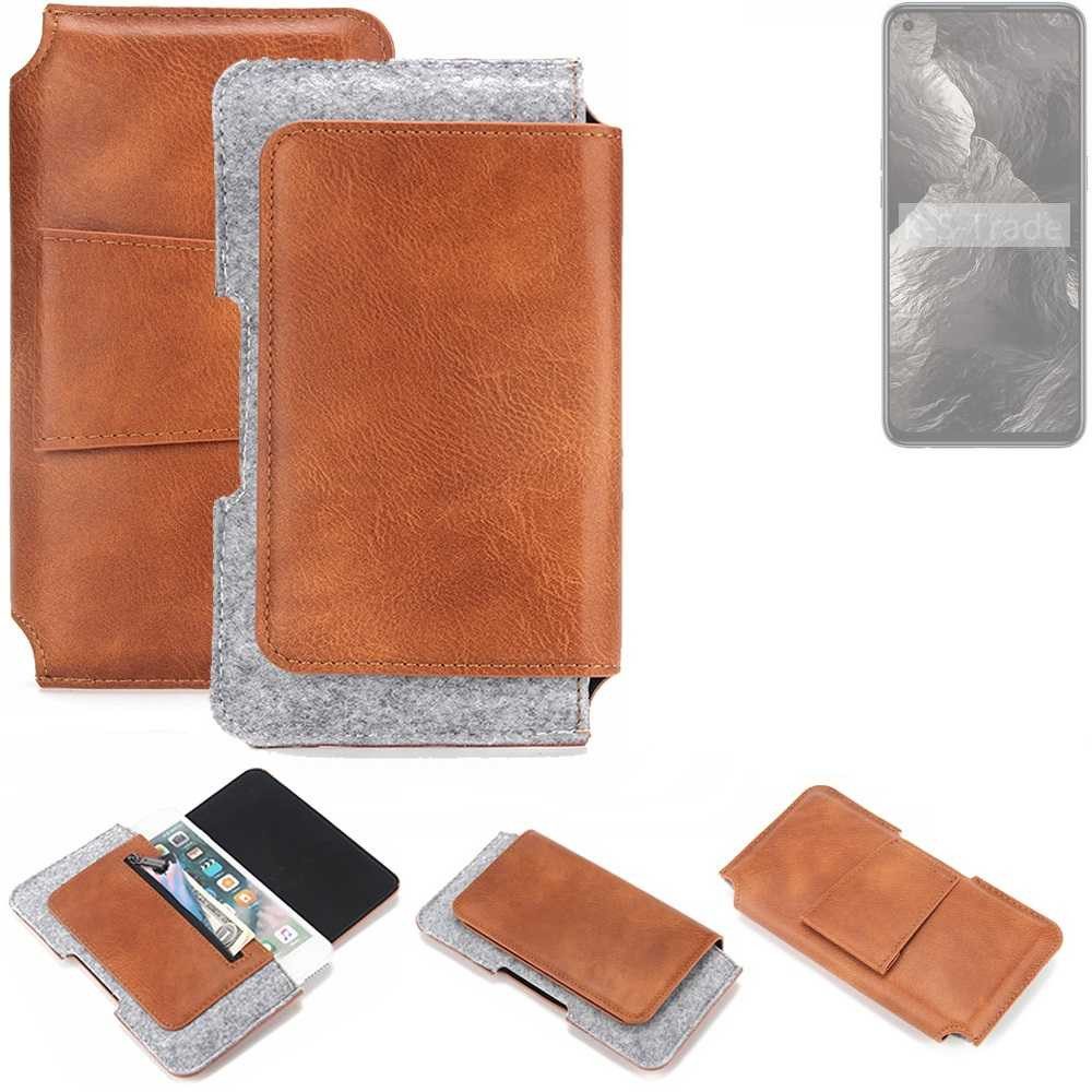 K-S-Trade Handyhülle für Realme GT Master Edition, Handyhülle Schutzhülle Gürteltasche Holster Gürtel Tasche