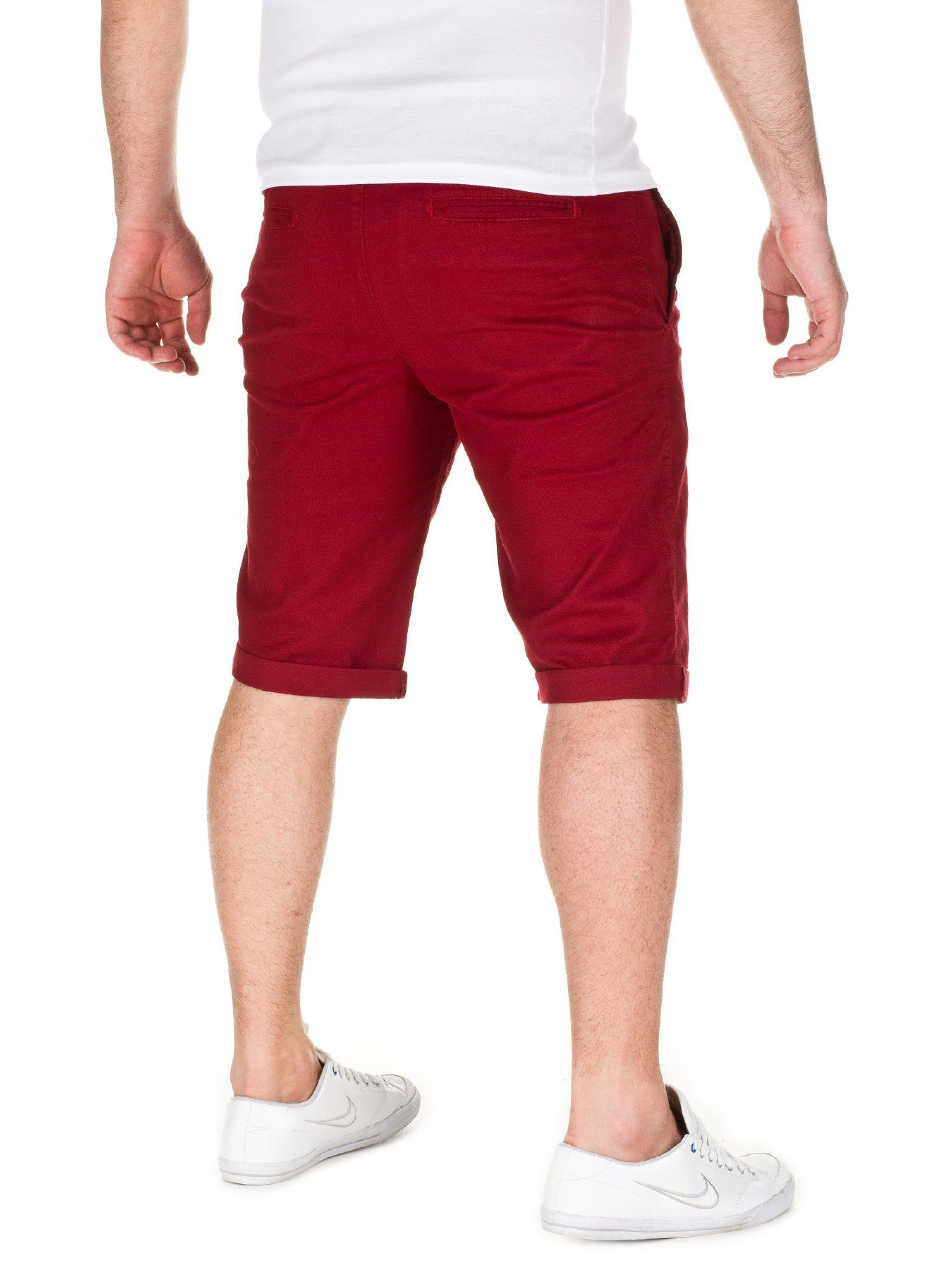 in Unifarbe Rot Kallari 86448) (port shorts WOTEGA Chino Shorts