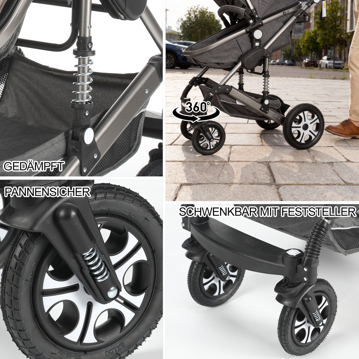 oyajia 3in1 Kinderwagen - Bild 4