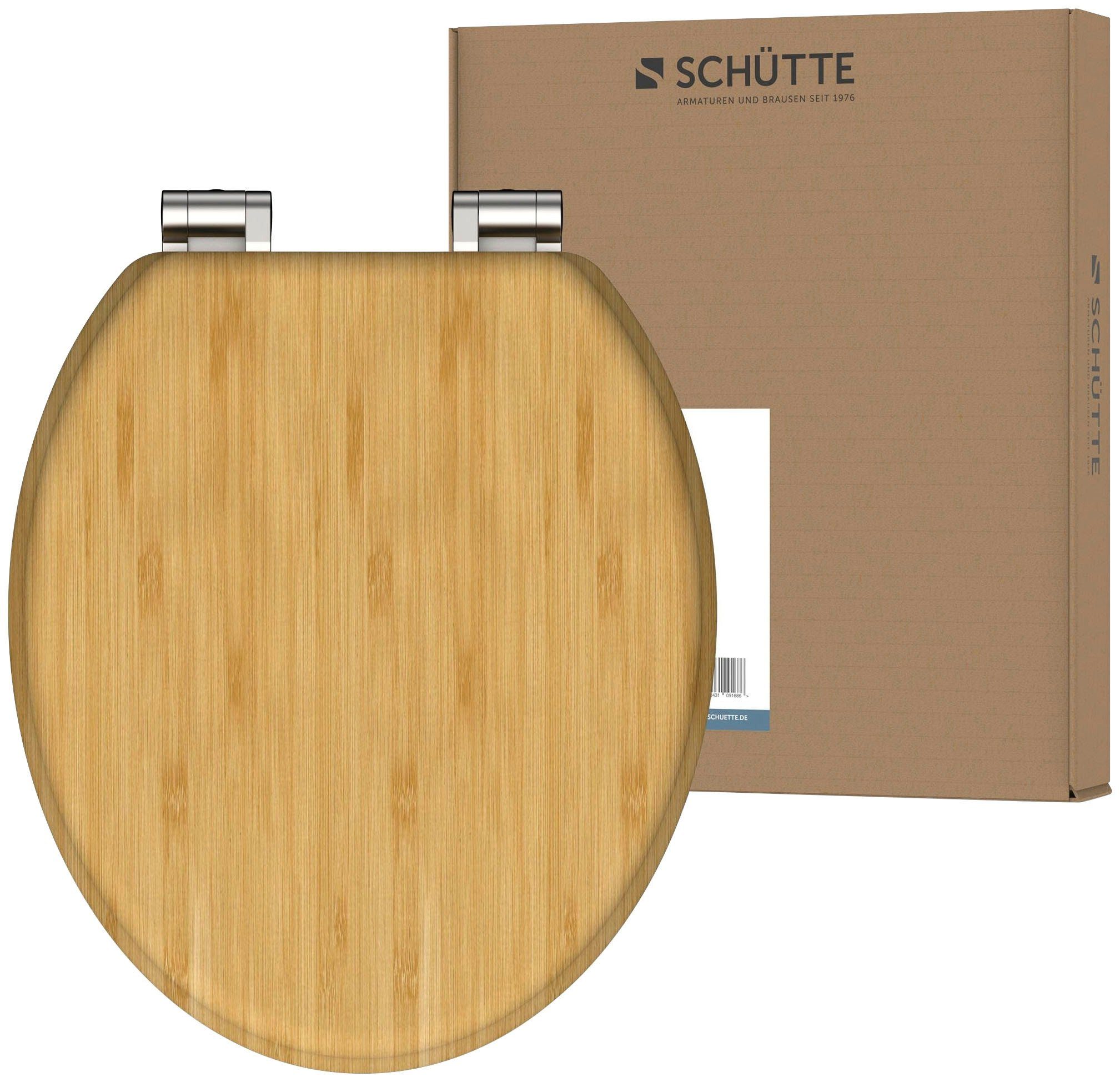 Schütte WC-Sitz Bambus (1-St), bruchsicher und günstig online kaufen