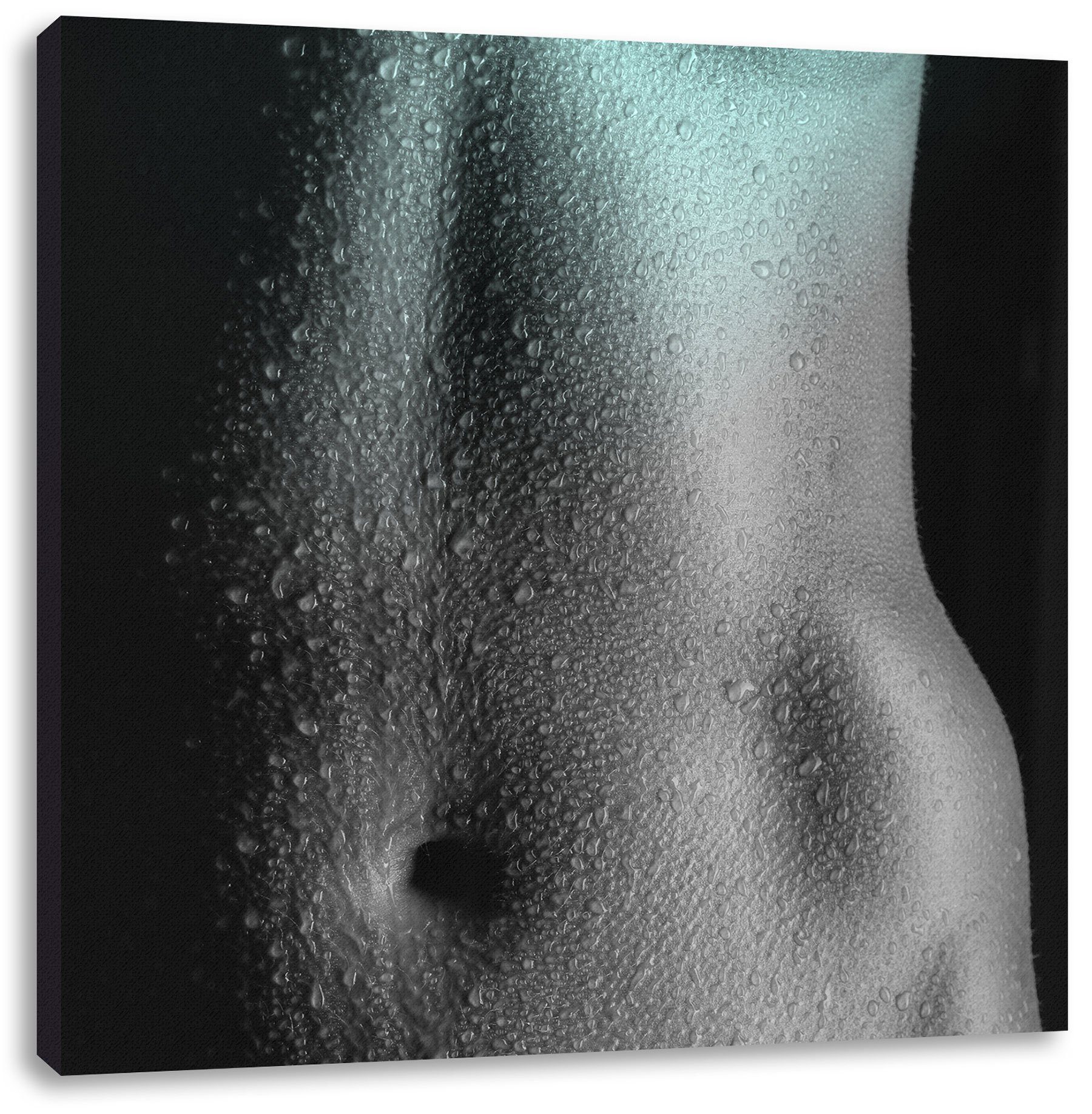 St), Frauenkörper, Pixxprint Frauenkörper inkl. Leinwandbild (1 fertig Zackenaufhänger bespannt, Leinwandbild Erotischer Erotischer