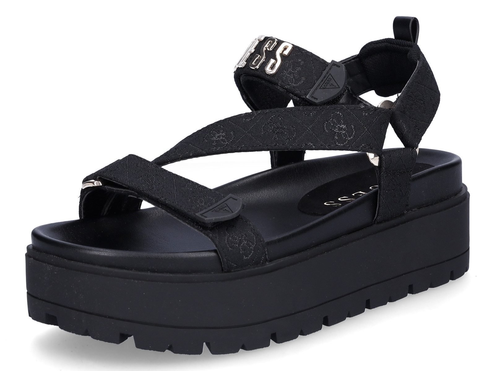 Guess Guess Damen Sandale Fetta schwarz Sandale günstig online kaufen