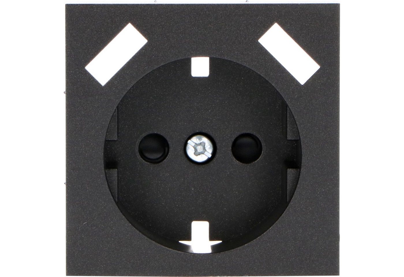 Thumbnail - PRO Charge Steckdose 2900144 Steckdoseneinsatz, 2x USB-A 55x55mm schwarz matt