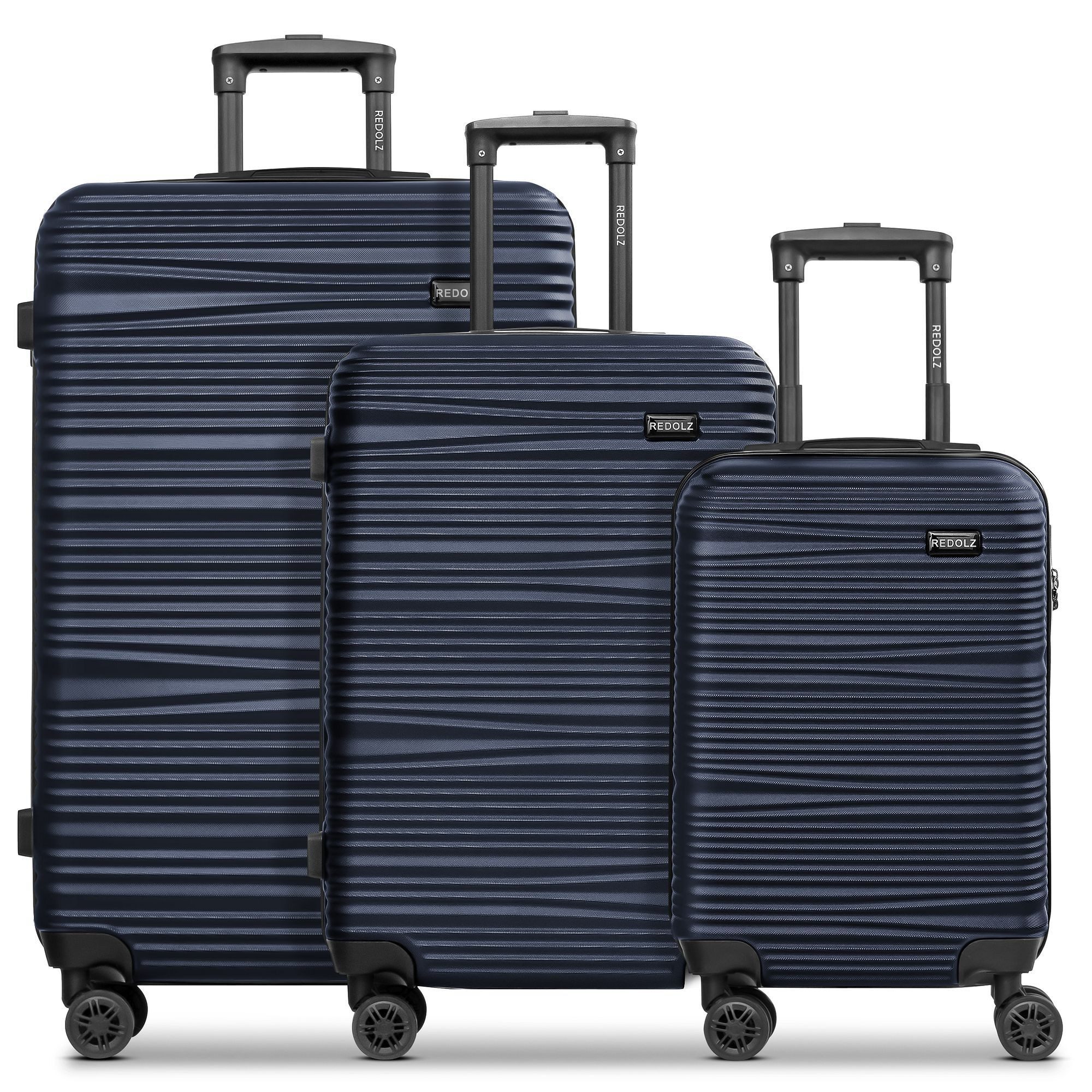 Redolz Trolleyset Essentials 16, 4 Rollen, (3-teilig, 3 tlg), ABS