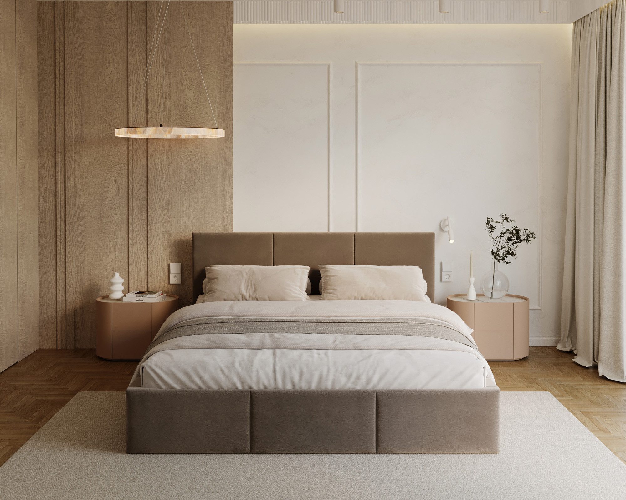 thematys Polsterbett mit Bettkasten & Lattenrost – Stauraumbett Velours 90x200–180x200 – (Optional mit 28 cm H3/H4 Taschenfederkern oder 23 cm Taschenfederkern-Matratze H2)