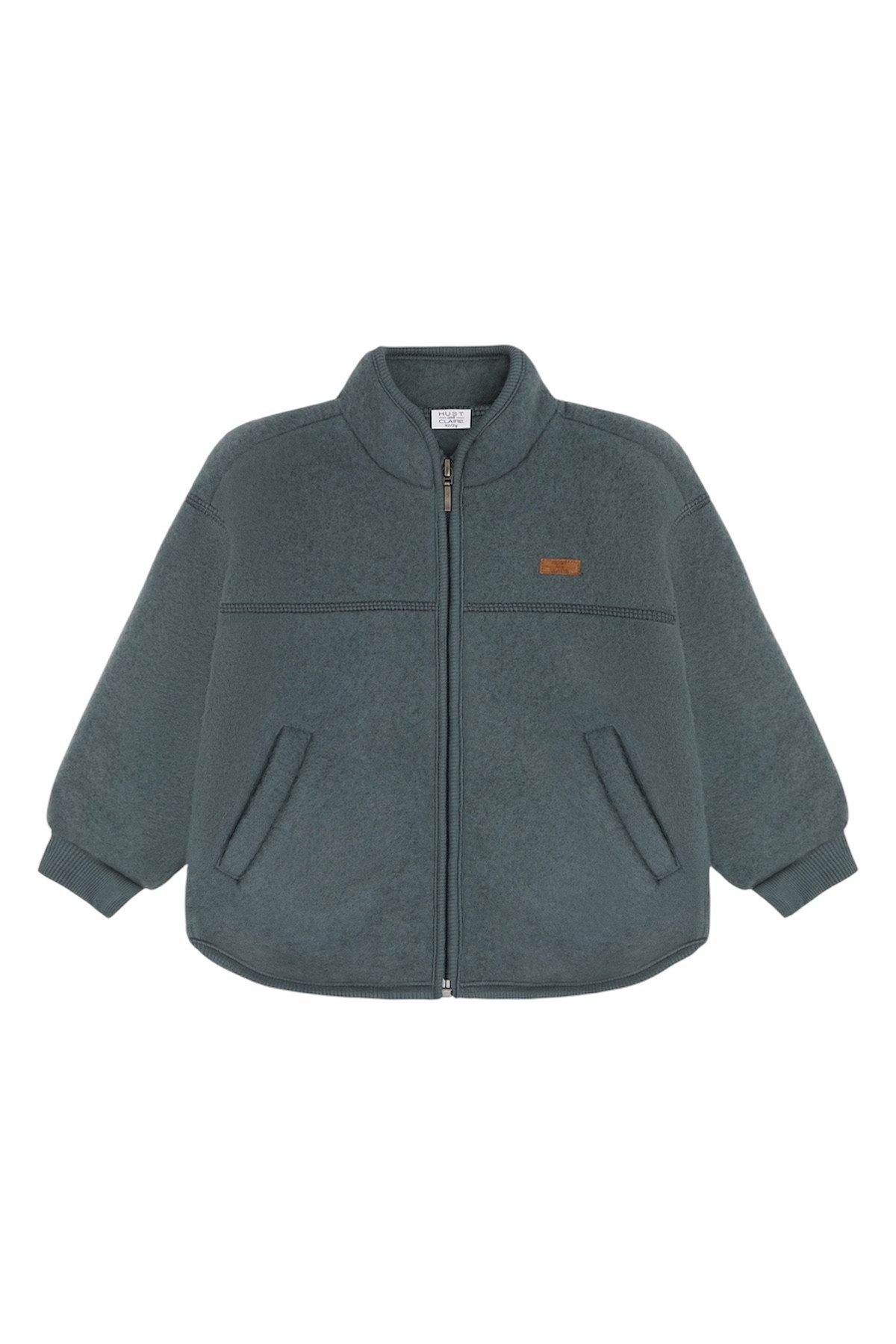 Hust & Claire Fleecejacke HCEmi ZIP Jacket Wool (1-St) HCEmi Wolljacke für Jungen 100 % Wolle