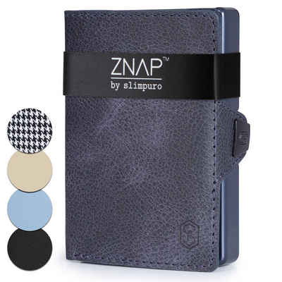 Slimpuro Geldbörse ZNAP Wallet (Set), Portemonnaie RFID-Schutz Bankkarten Geldscheine Münzen Damen Herren