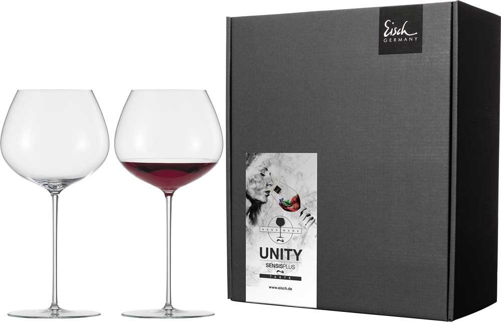 Eisch Germany Rotweinglas Unity SensisPlus Burgunderglas 522/1, 2-tlg., Kristallglas