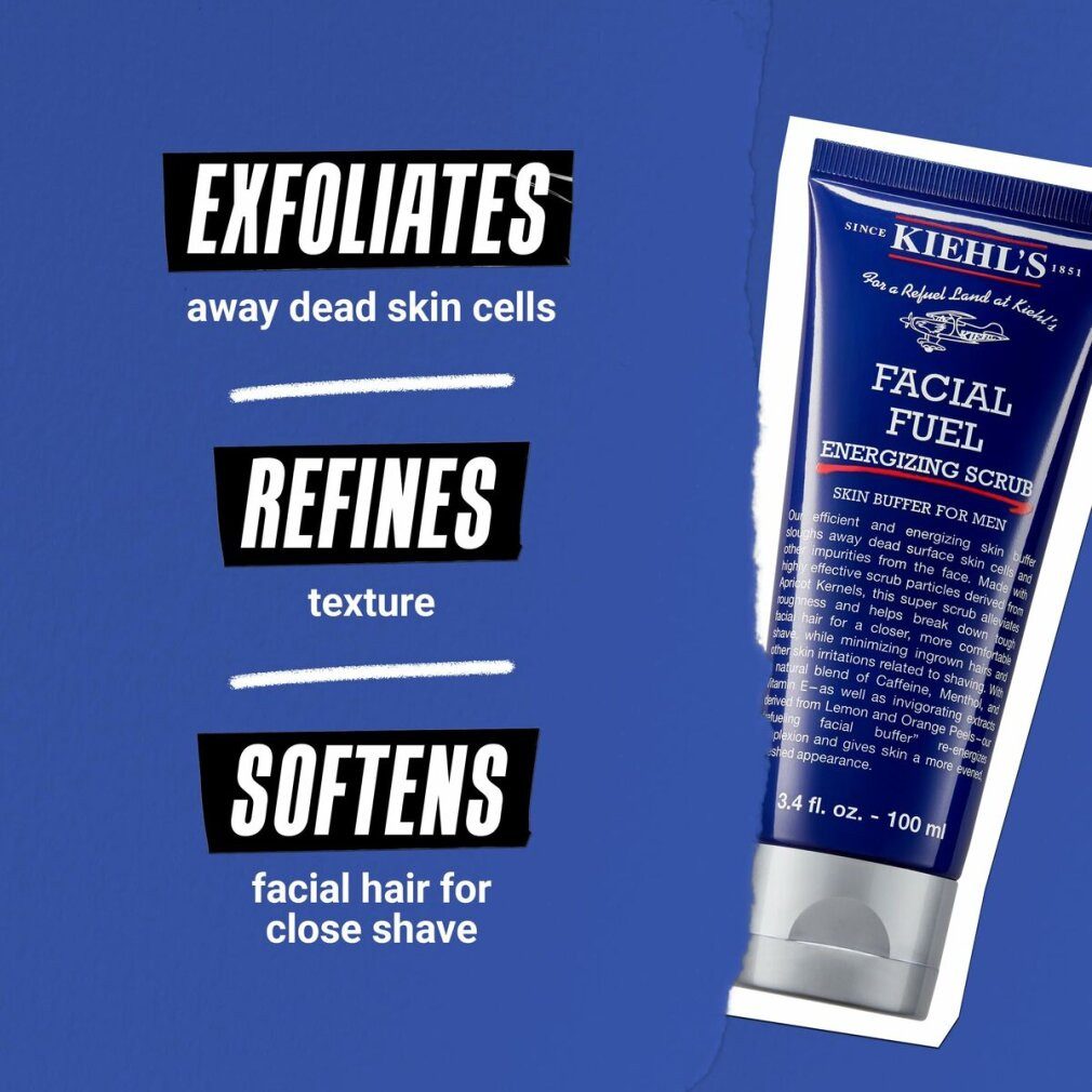 Kiehl Gesichtspeeling Kiehl's Men Facial Fuel Energizing Scrub