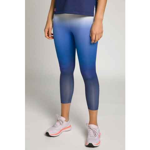 Gina Laura Funktionshose 7/8-Yoga-Leggings Farbverlauf High Waist