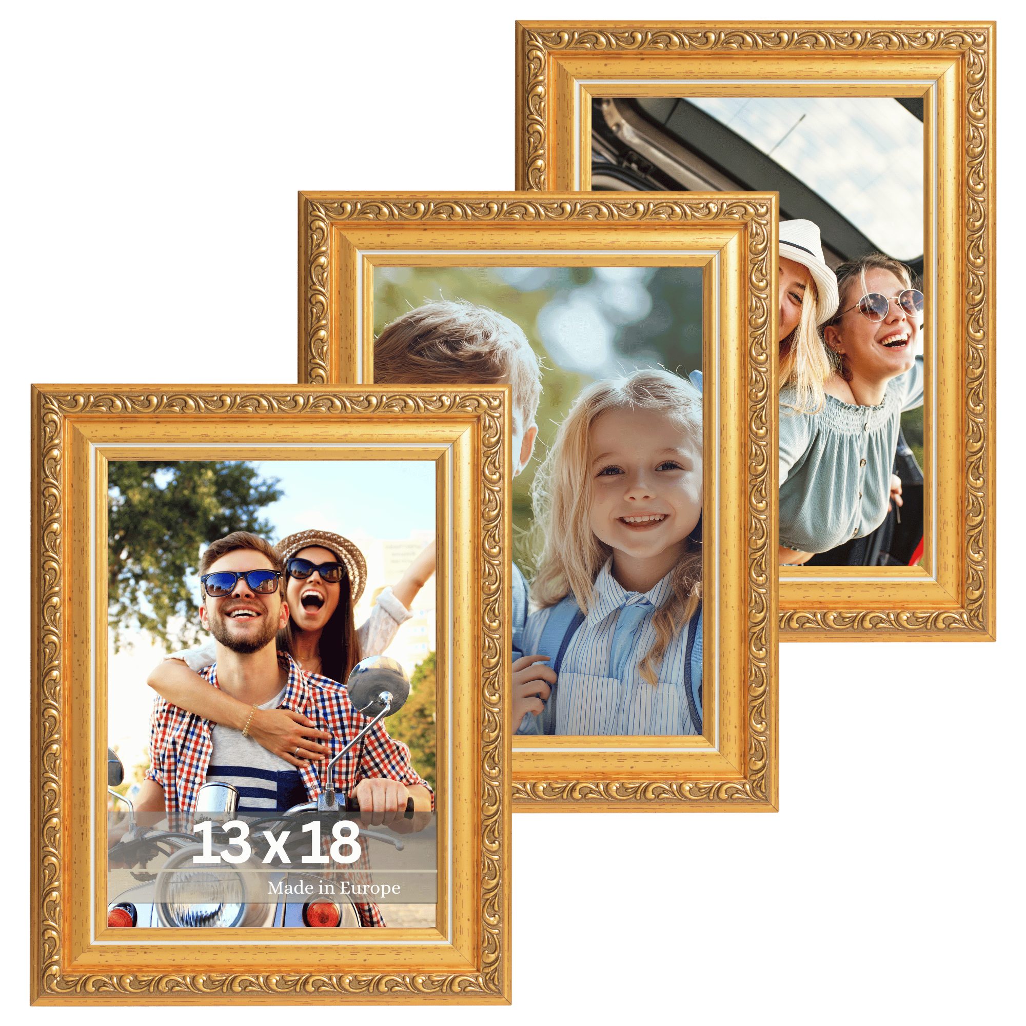 Victor (Zenith) Bilderrahmen Chagall, Antiker Bilderrahmen Set Gold 13x18 c günstig online kaufen