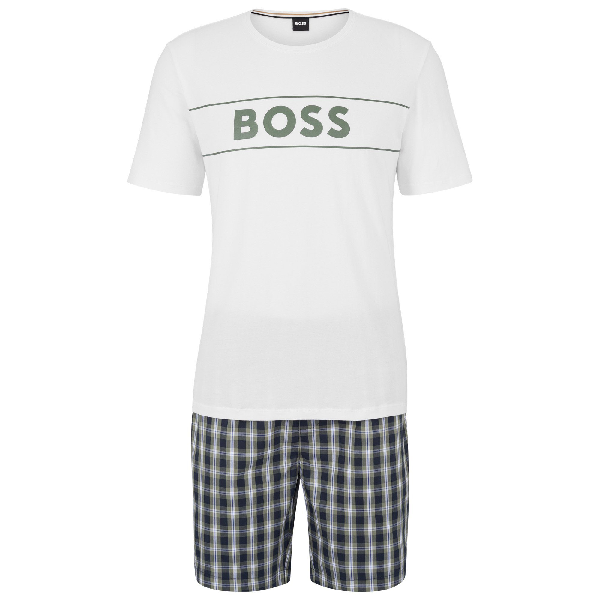 BOSS Pyjama Herren Schlafanzug kurz, 2-tlg. - Urban Short Set