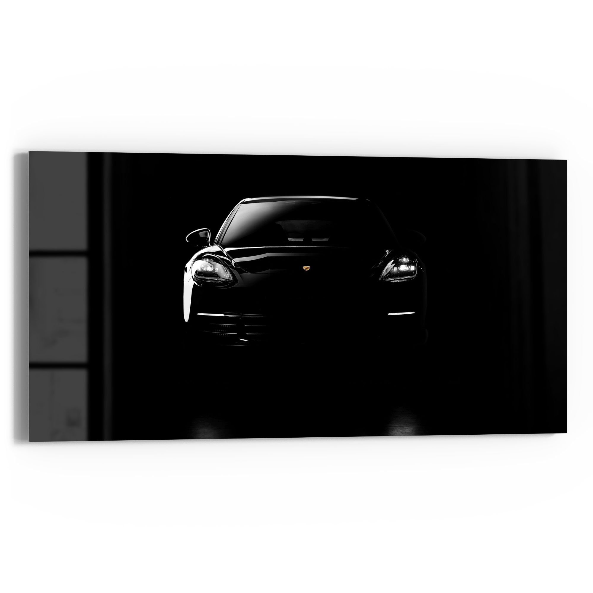 DEQORI Glasbild 'Porsche Panamera Front', 'Porsche günstig online kaufen