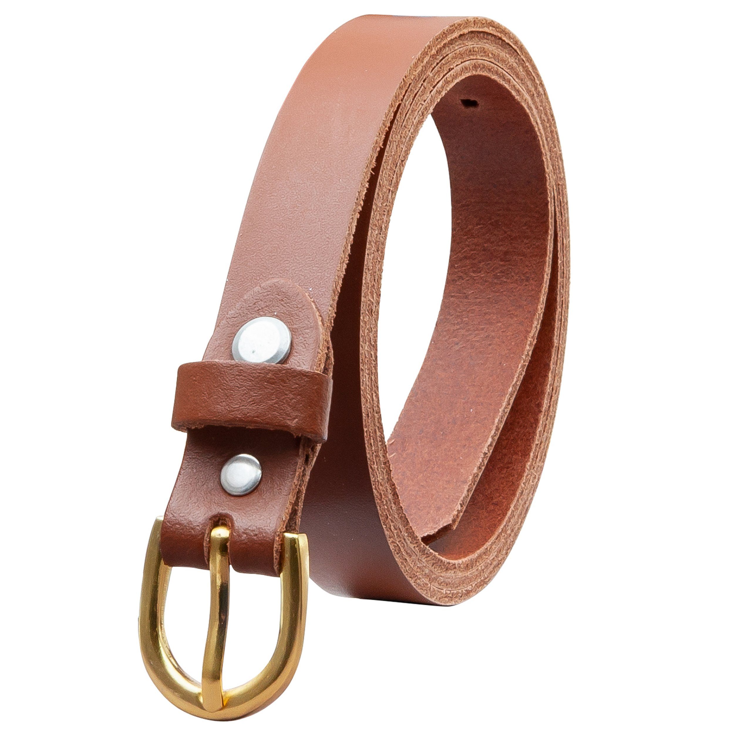 COLOGNEBELT Ledergürtel A10-SL echtes Leder, schmal, Damengürtel