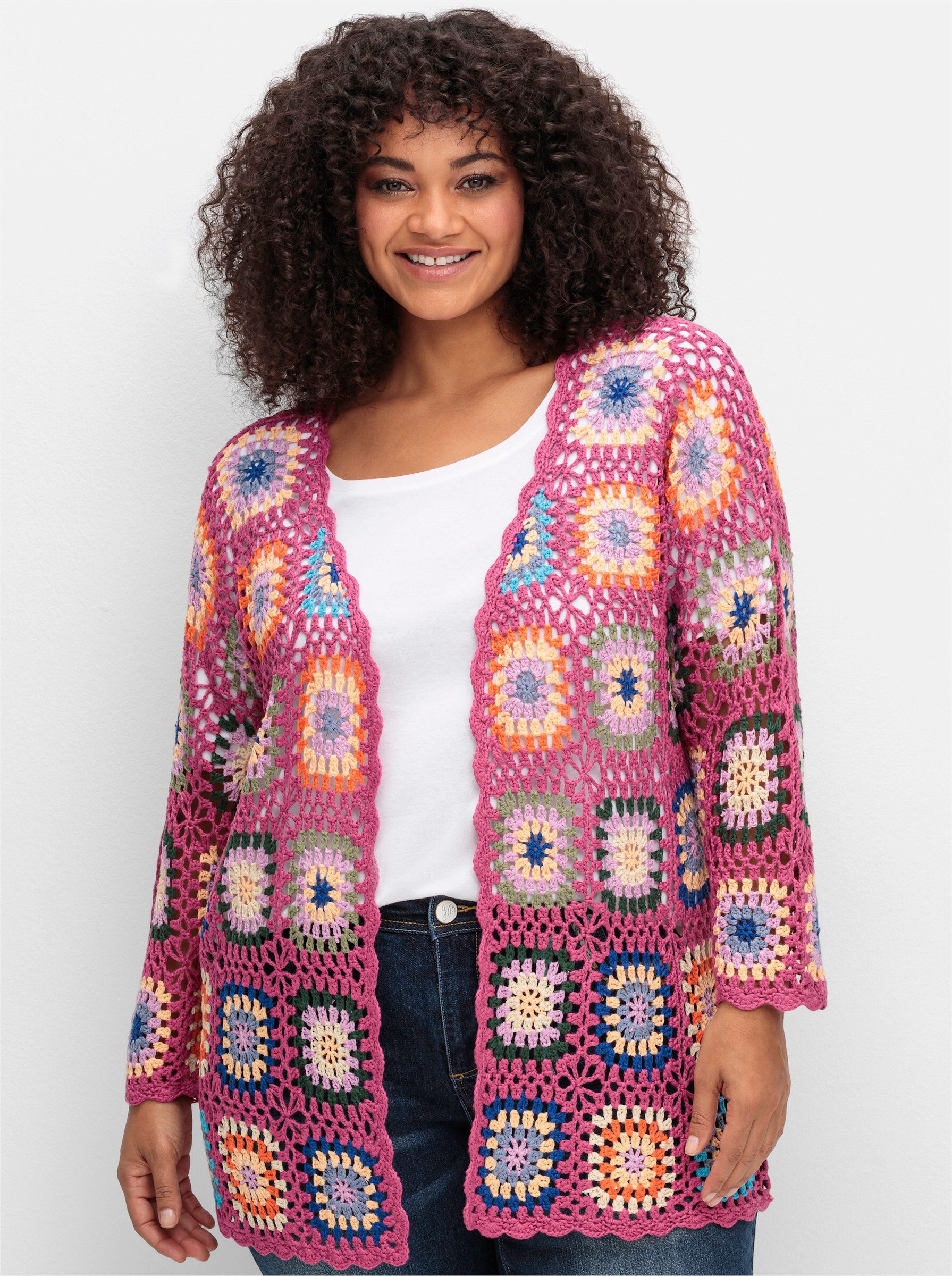 sheego by Joe Browns Strickjacke Longstrickjacke günstig online kaufen