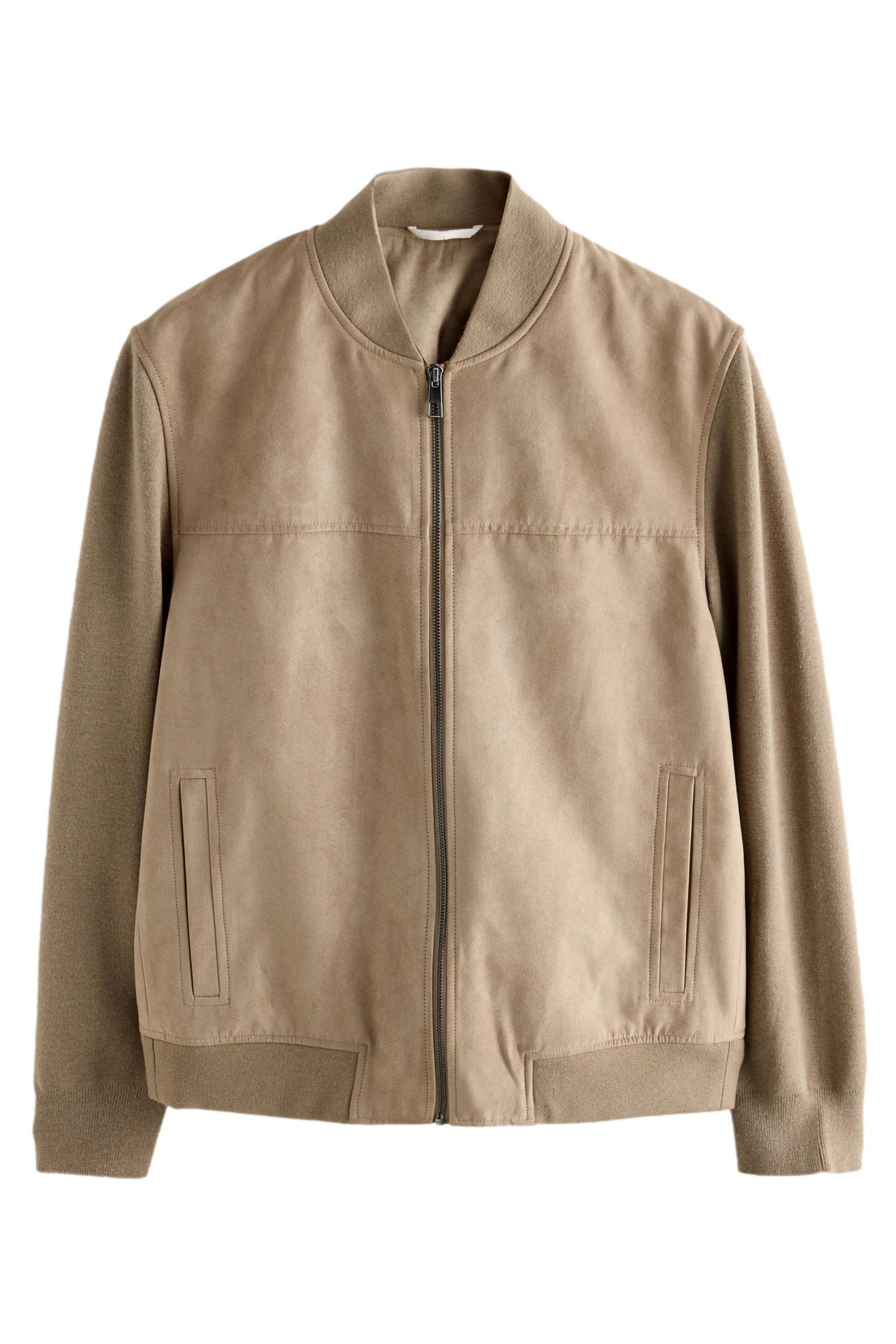 Next Bomberjacke Bomberjacke aus Velourskunstleder (1-St)