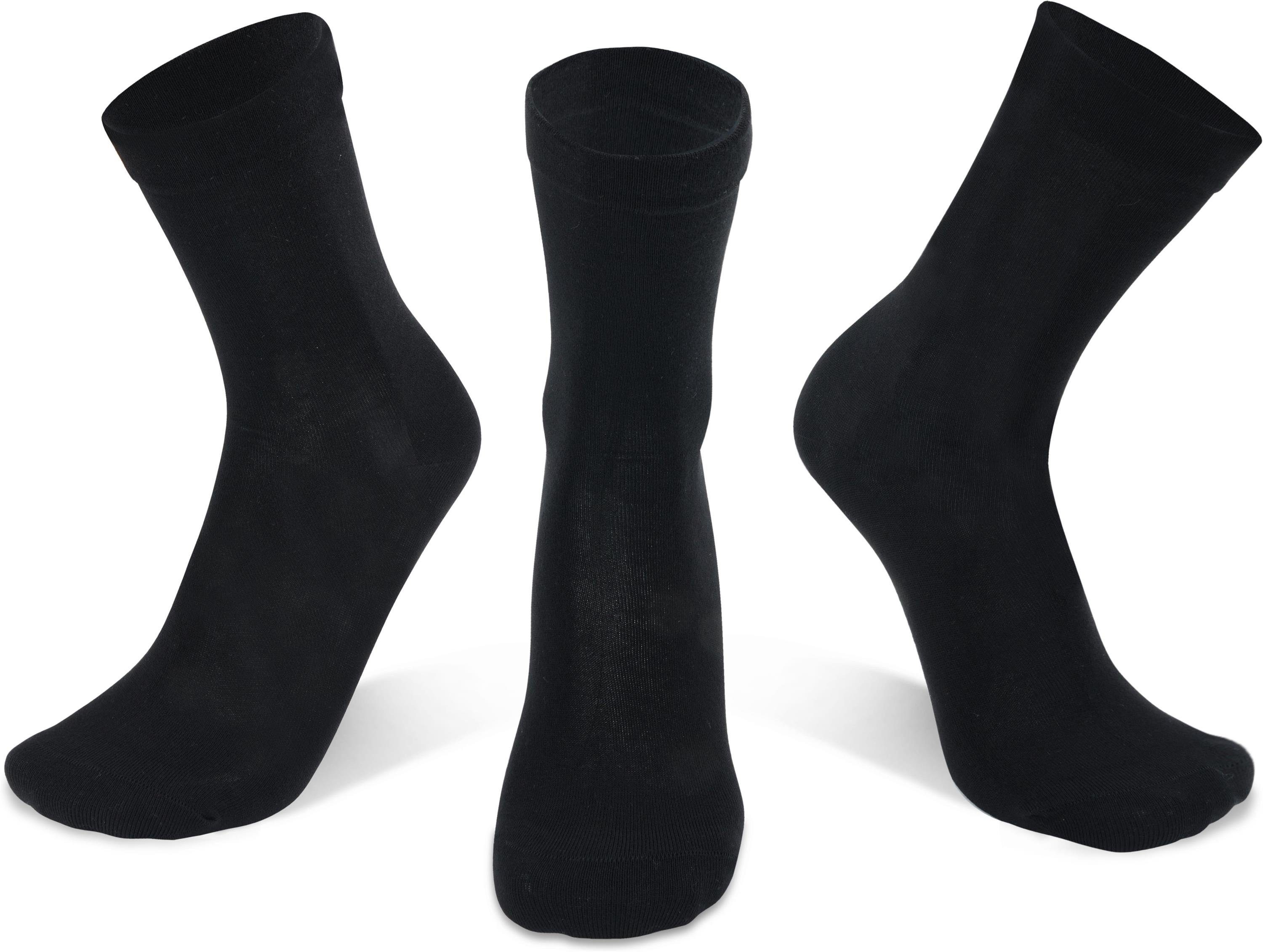 normani 6 ohne Bündchen Diabetikersocken Paar Gesundheitssocken Paar) einschneidendes Bambus (6