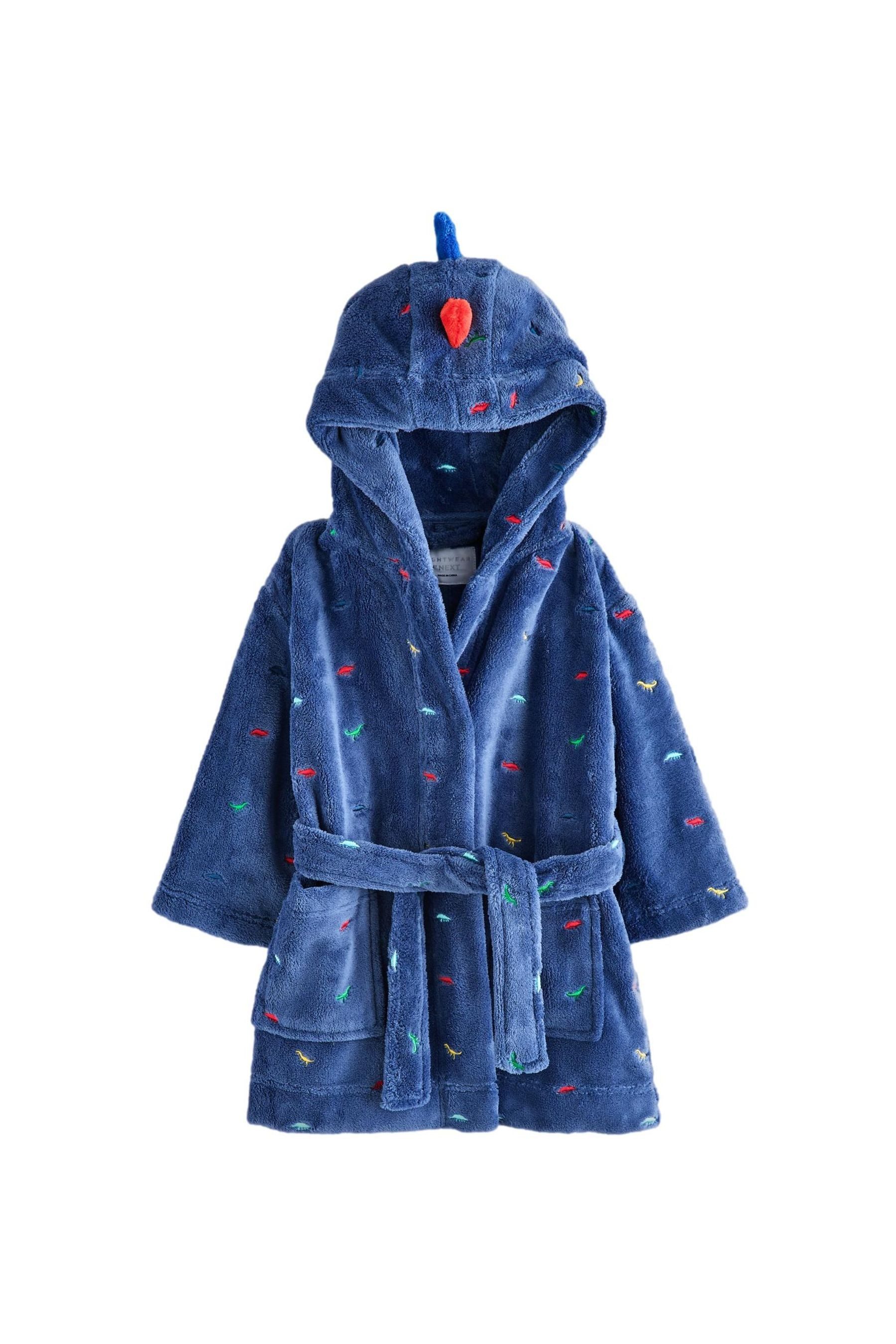 Next Kinderbademantel Morgenmantel aus Fleece, Polyester (recycelt), Polyester