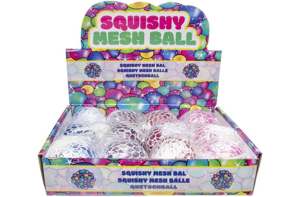 LG Designs Softball Antistressball, Ball, Bälle, Knautschball, Kinderball / QUETSCHBALL (12-St), Motorikspiel, Squishy, Mesh, Einhorn, Mitgebsel, Kindergeburtstag