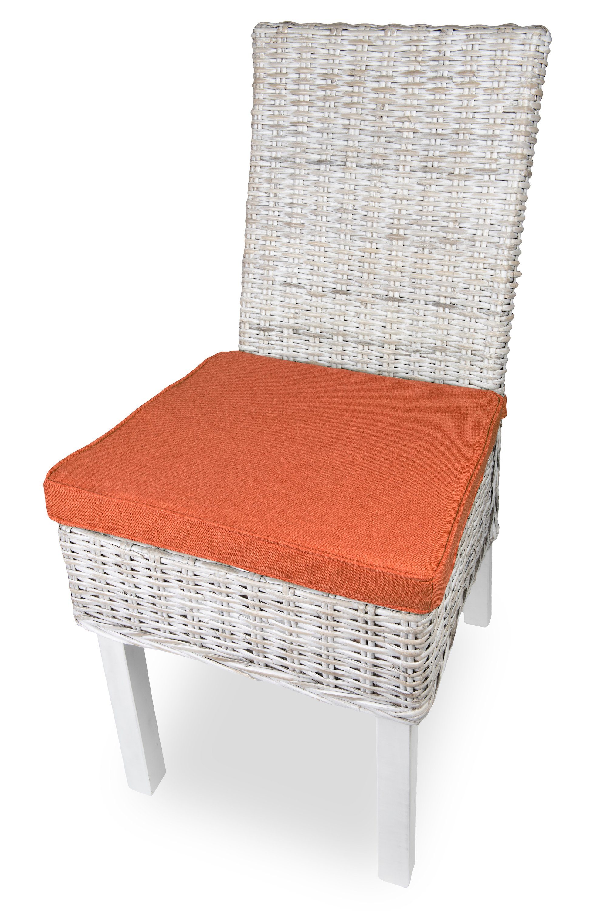 sunnypillow Stuhlkissen 4er Set Stuhlkissen 40 x 45 x 5cm