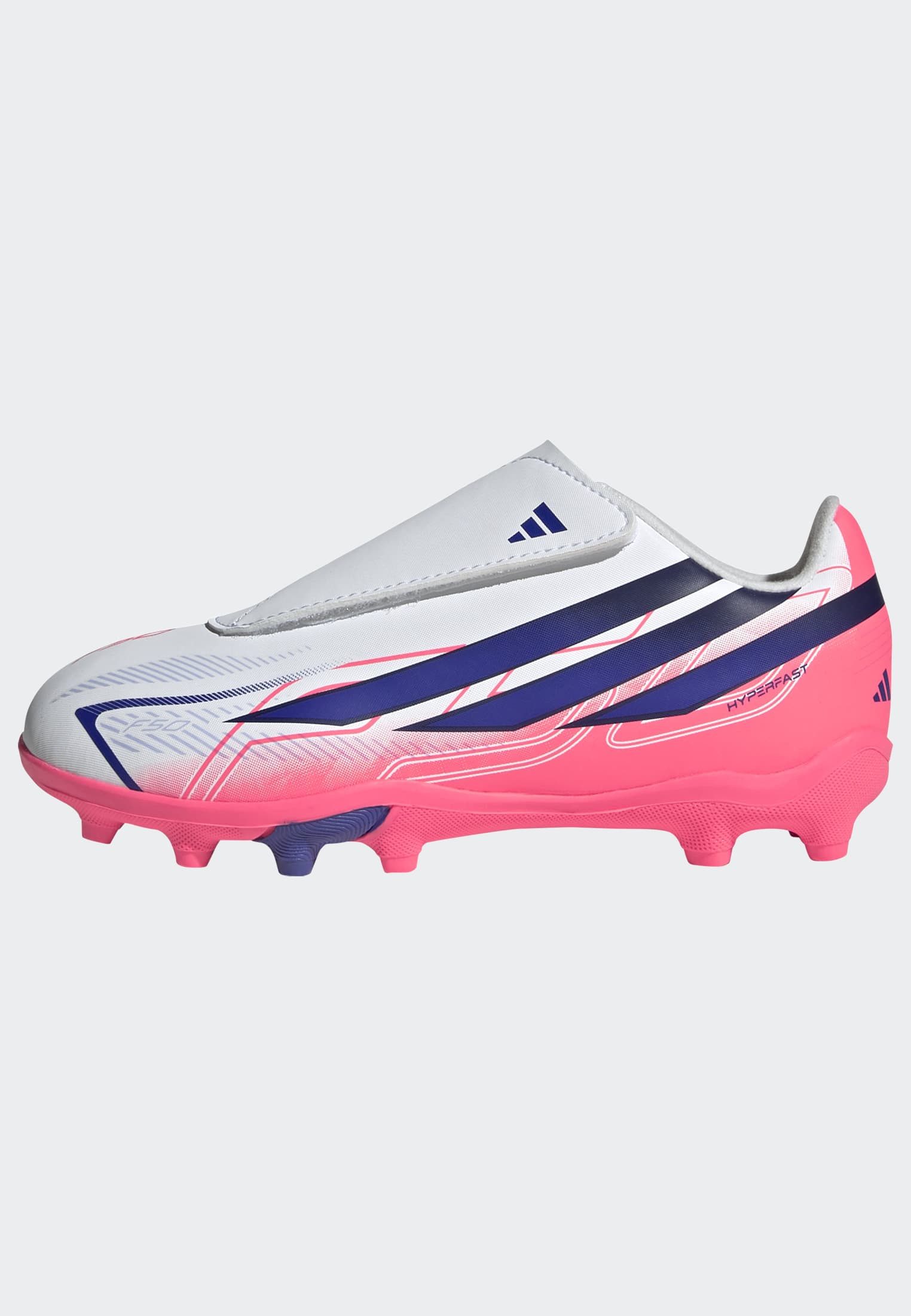 adidas Performance F50 HYPERFAST CLUB KIDS, KLETTVERSCHLUSS, FESTE BÖDEN/MULTI GROUND Fußballschuh für viele verschiedene Böden geeignet, für Jugendliche & Kinder