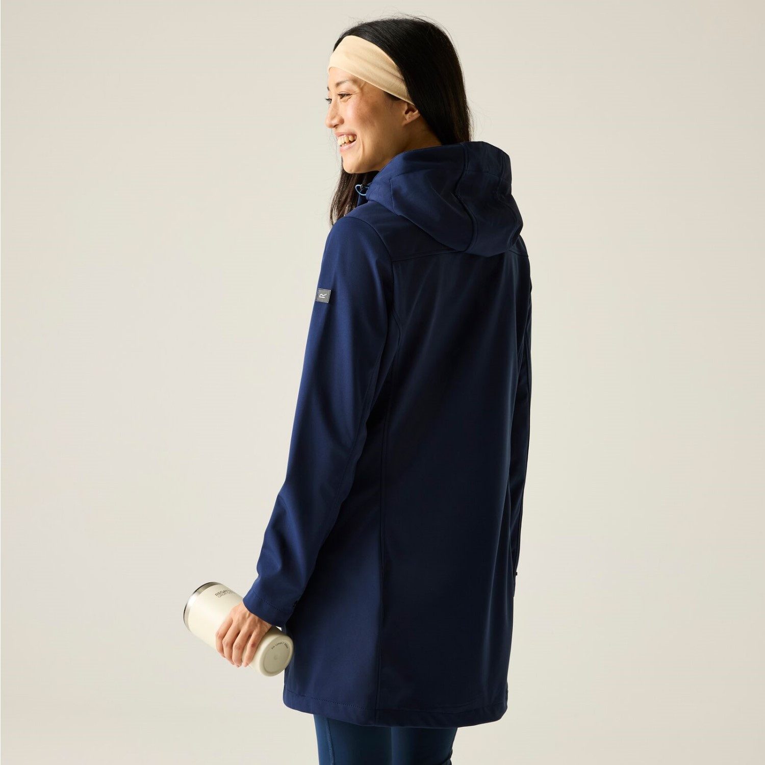 Regatta Funktionsjacke Softshellmantel Kurzmantel Carisbrooke mit Kapuze