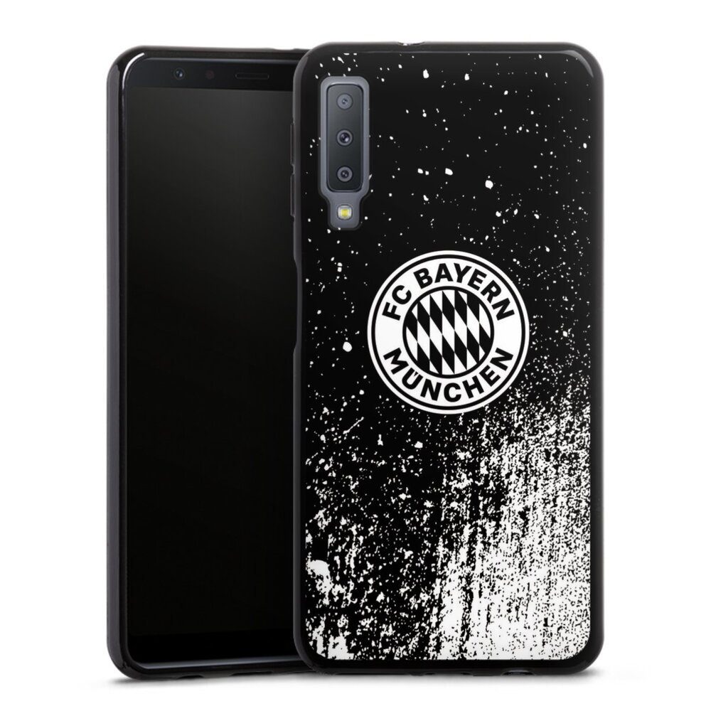 Handyhülle FC Bayern München Offizielles Lizenzprodukt FCB Splatter Schwarz - FCB