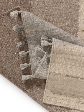 Wollteppich Sierra, benuta, rechteckig, Höhe: 5 mm, Kunstfaser, Berber, Ethno-Style, Wohnzimmer