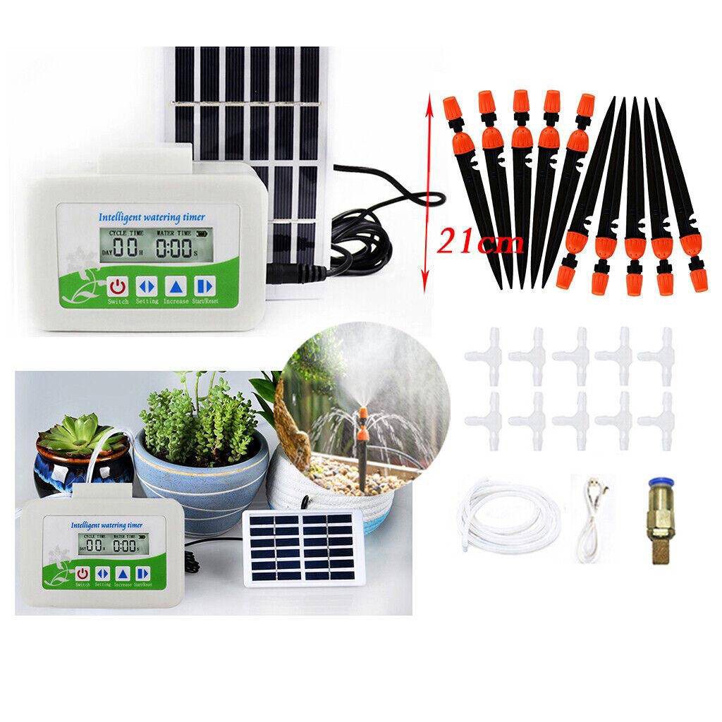 MC Star Bewässerungssystem Timer Solar Automatisch Pflanzen Tropf
