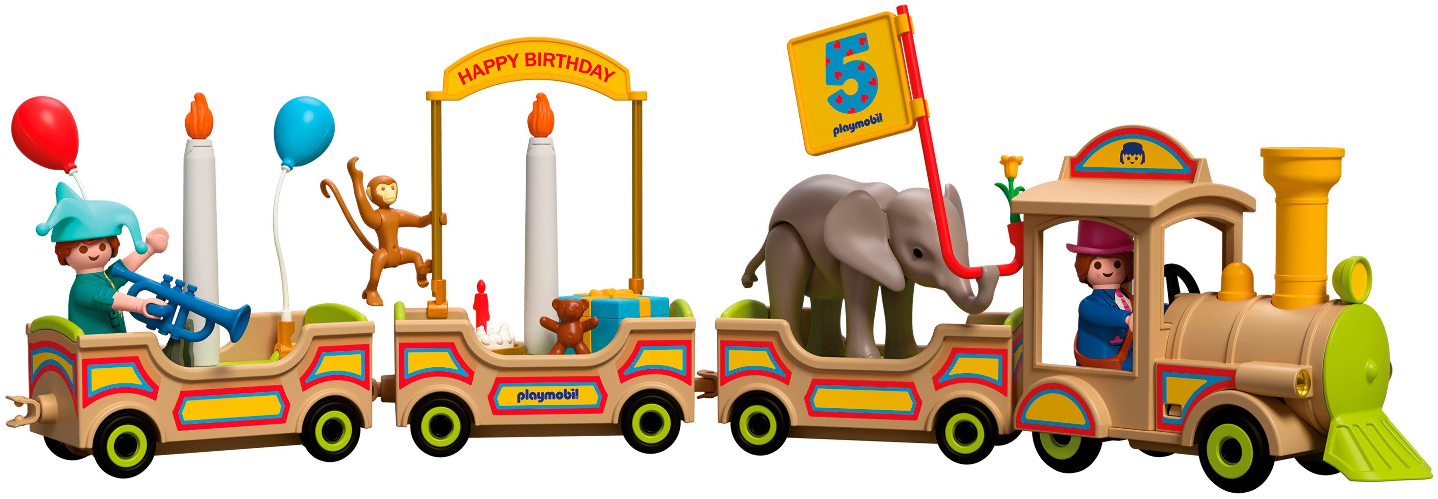 Playmobil® Geburtstagszug (72184) Konstruktions-Spielset, Made in Europe