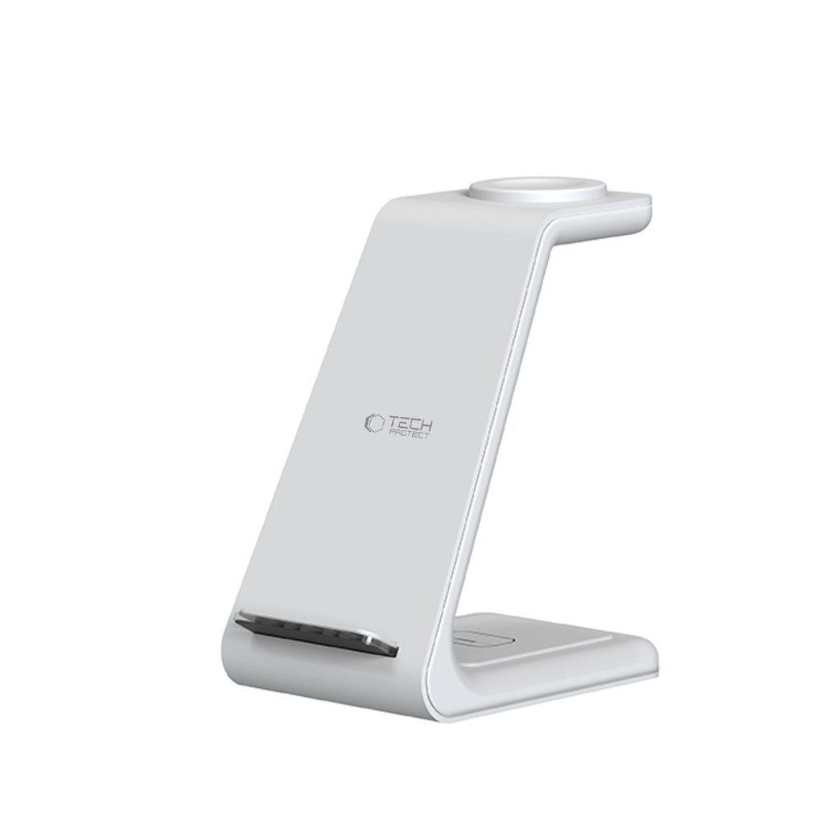TECH PROTECT QI15W-A36 Induktions-Ladegerät (2000 mA, Set mit Zubehör, Ladestation mit USB-C Kabel, 3-in-1 Wireless Ladestation modular)