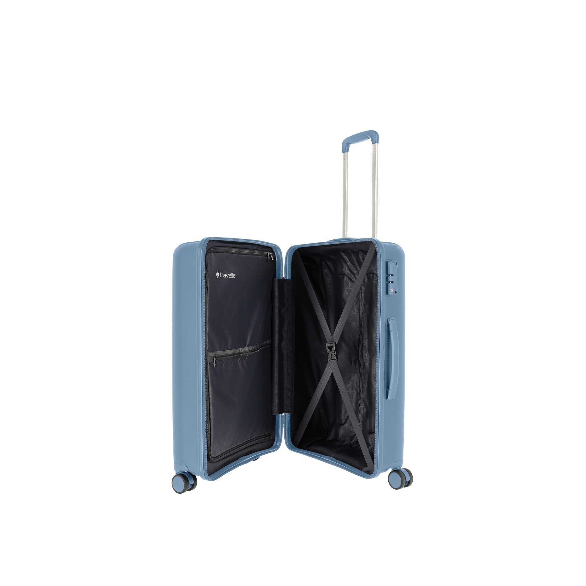 travelite Trolley VAKA Trolley M mit 4 Rollen, 4 Rollen