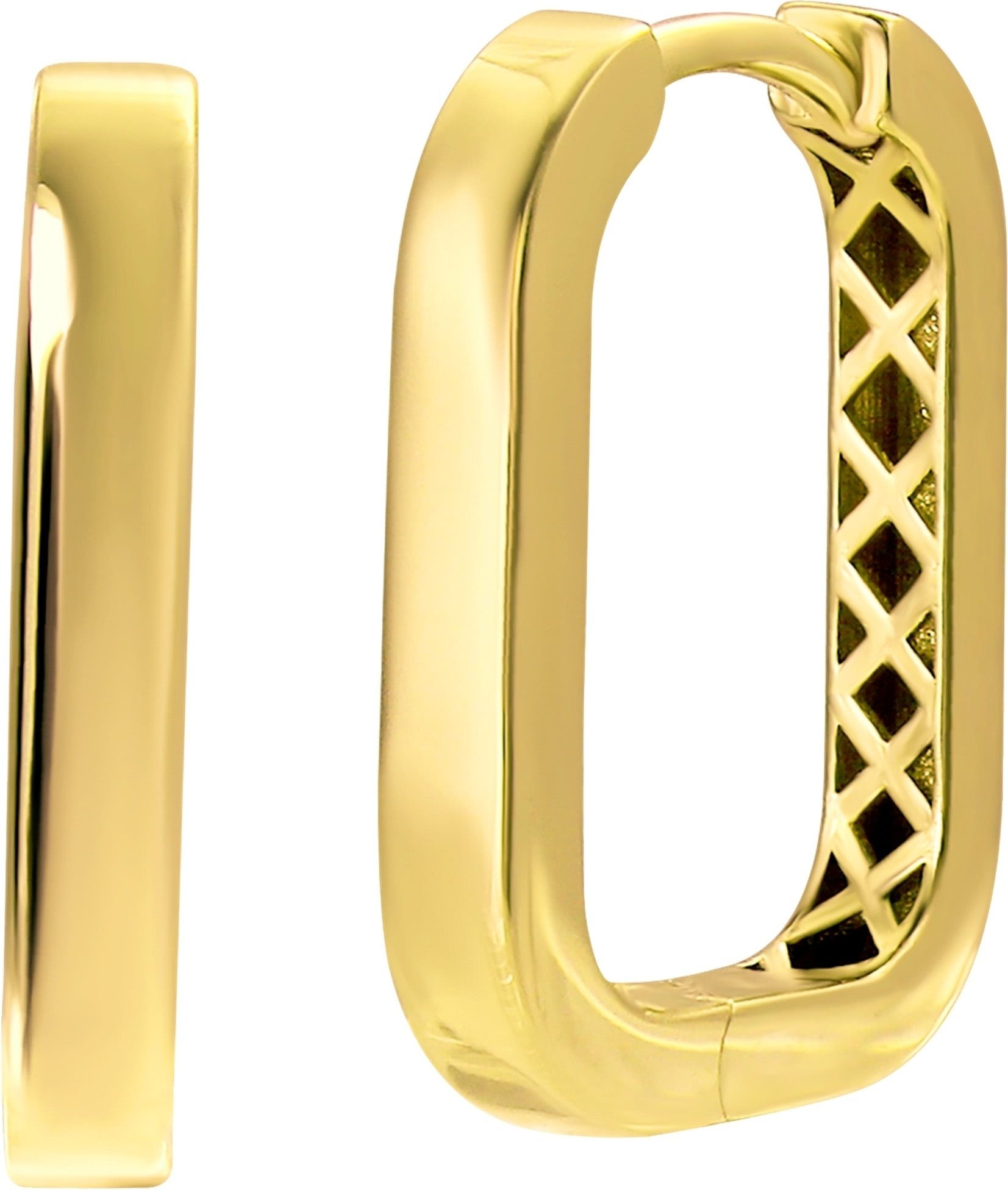 GoldDream Paar Creolen GoldDream Creole Square Ohrring 8K Gold (Creolen), D günstig online kaufen