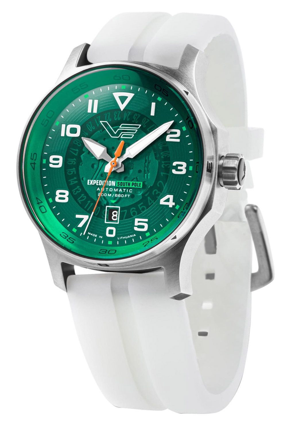 Vostok Europe Automatikuhr Expedition South Pole Automatik Weiß/Grün