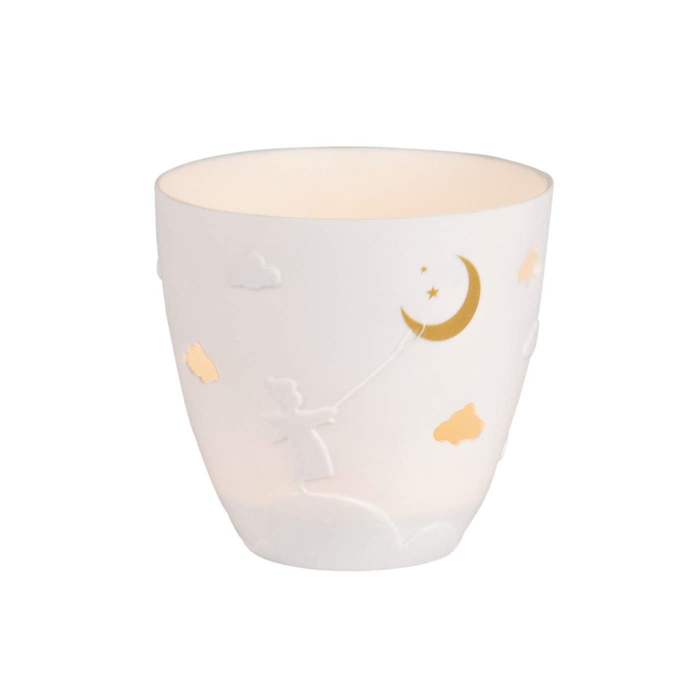 Teelichthalter Porzellan Aus Teelicht), Poesielicht Räder Weihnachtliches Design Engel (Für