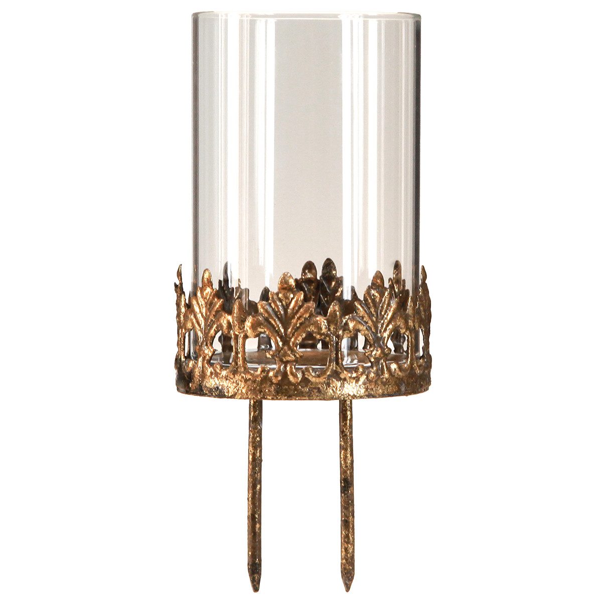 Viana Kerzenhalter Teelichthalter Gold Antik Optik günstig online kaufen