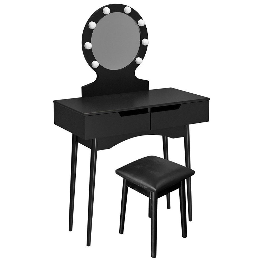 HOME DELUXE Schminktisch MIRANDA 130 x 80 x 40 cm (inkl. Hocker), einstellb günstig online kaufen