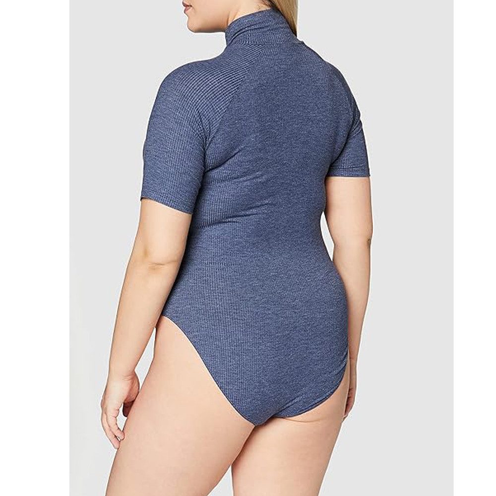 G-STAR Strumpfhose Damen Melam Slim Body Tops Size XS (1 St) Melam Slim Body wmn Slv Servant Blue HTR Size XS